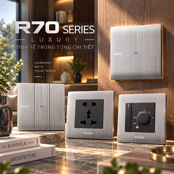 Công tắc ổ cắm vuông R70 SERIES