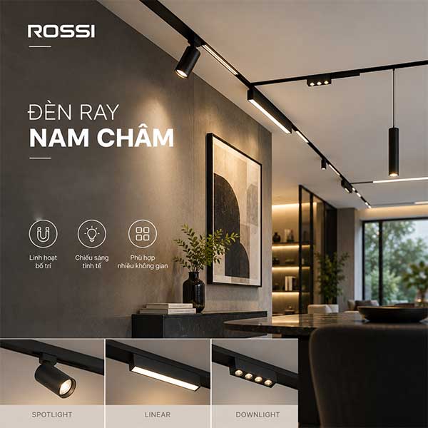 Đèn ray nam châm