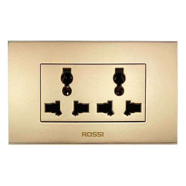 Ổ cắm đôi liền 3 chấu đa năng R32