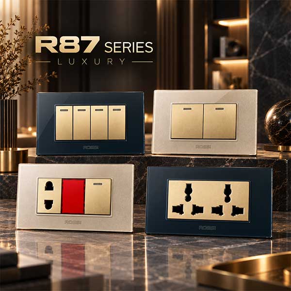 Công tắc ổ cắm chữ nhật R87 SERIES 