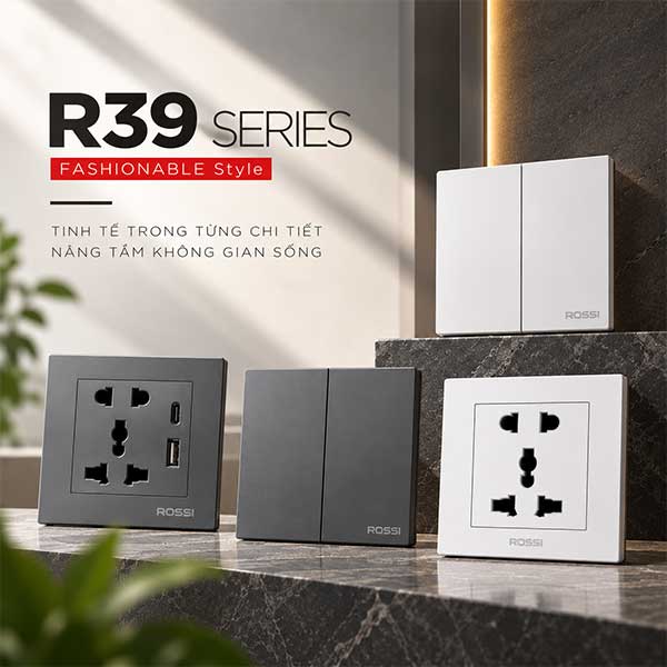 Công tắc ổ cắm vuông R39 SERIES